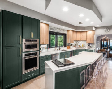 green kitchen