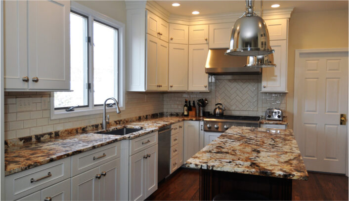 Transitional two-tone kitchen remodel