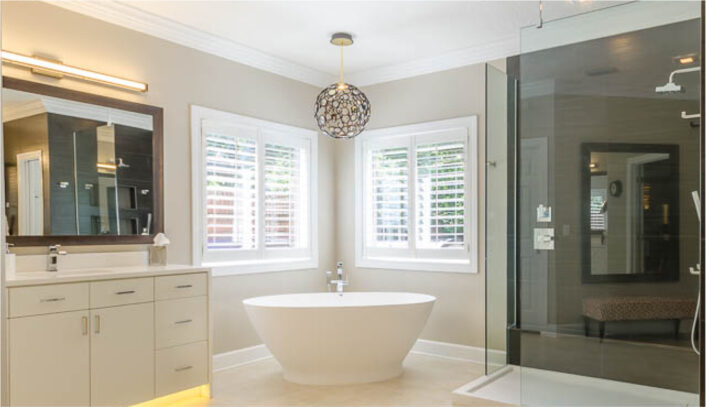 Contemporary bathroom remodel