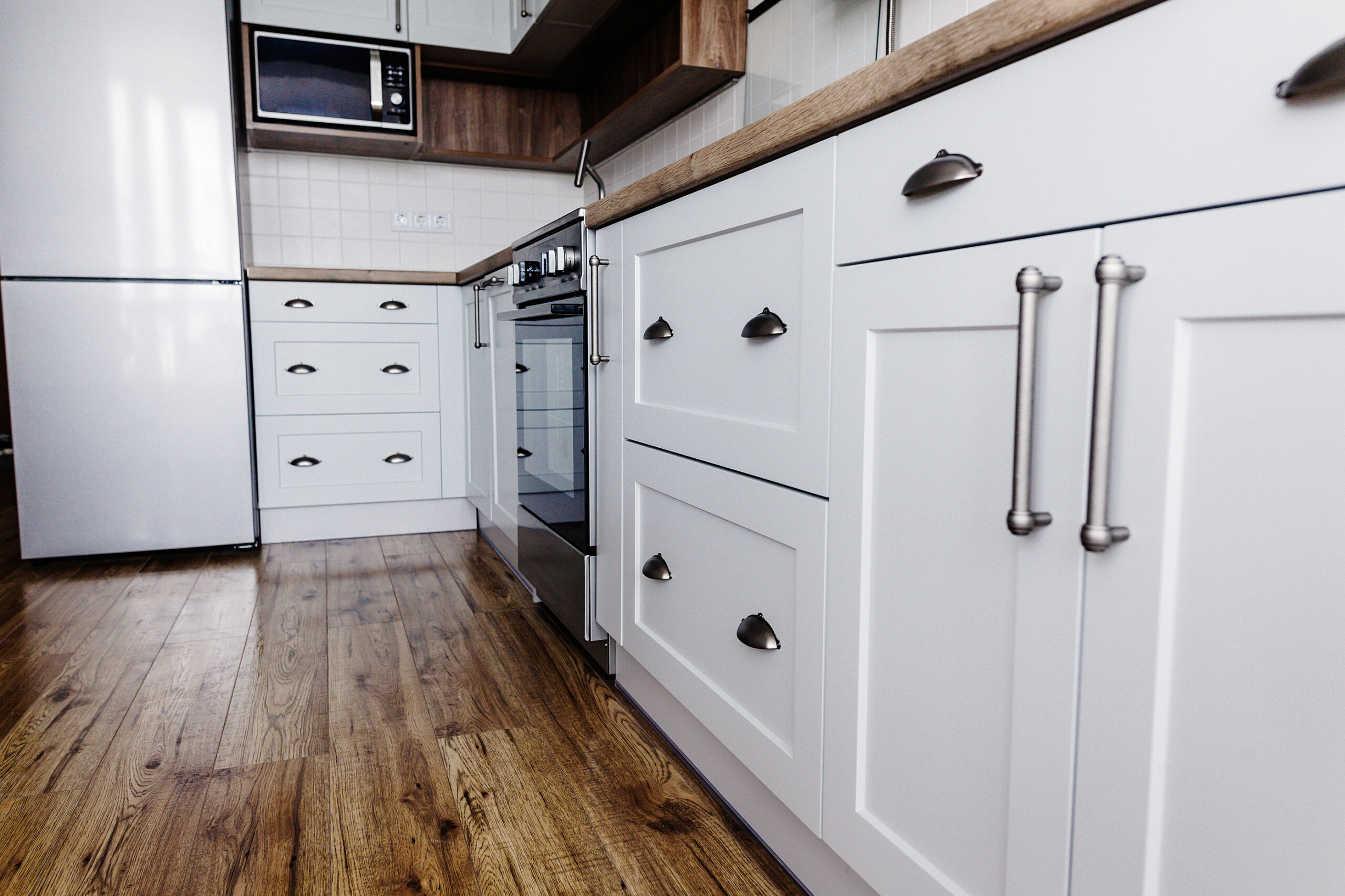 white cabinetry